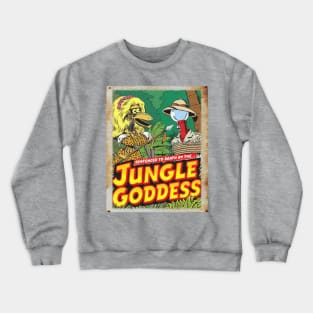 Mystery Science Rusty Barn Sign 3000 - Jungle Goddess Crewneck Sweatshirt